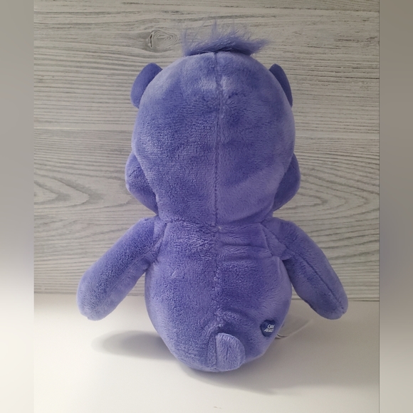 Care Bears Basic Fun Plush Toy 10" Purple Blue Smiling Flower Sunflower 2020 - Picture 2 of 4